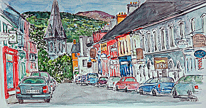 爱尔兰,水彩,2009年,21世纪