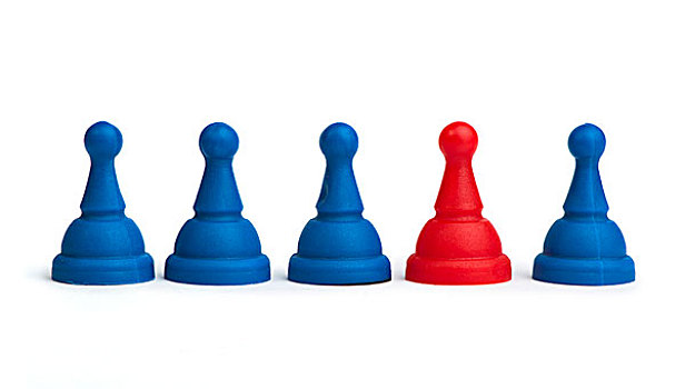 红色,蓝色,比赛,棋子,白色,隔绝