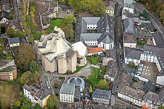 朝拜,教区教堂,概念,鲁尔区,北莱茵威斯特伐利亚,德国