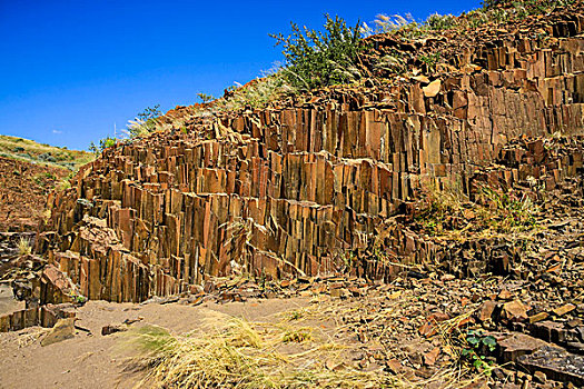 玄武岩,达马拉兰,纳米比亚,非洲