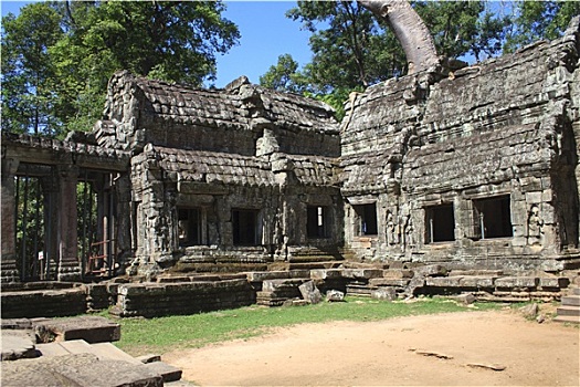 塔普伦寺,遗址,吴哥窟,柬埔寨