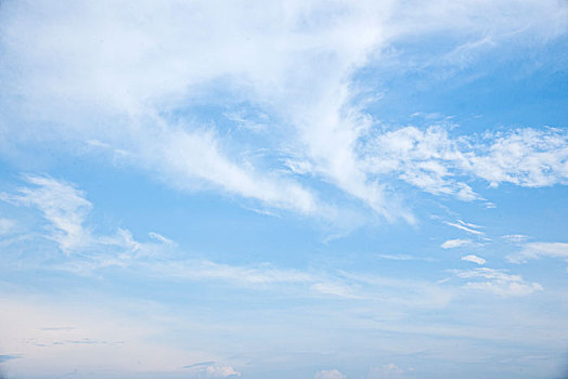 越南广宁鸿基市下龙湾天空的云