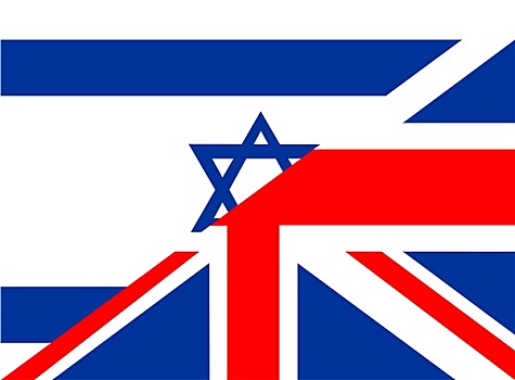 英国,以色列,旗帜
