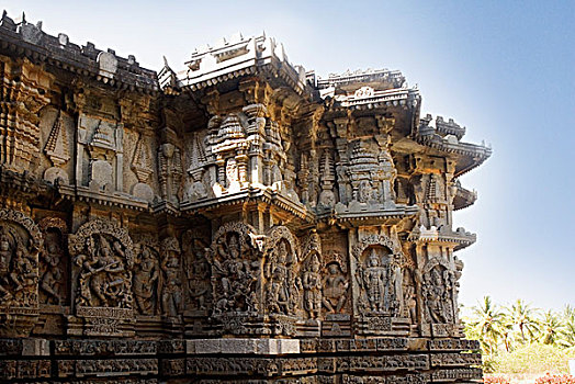 雕刻,庙宇,地区,印度