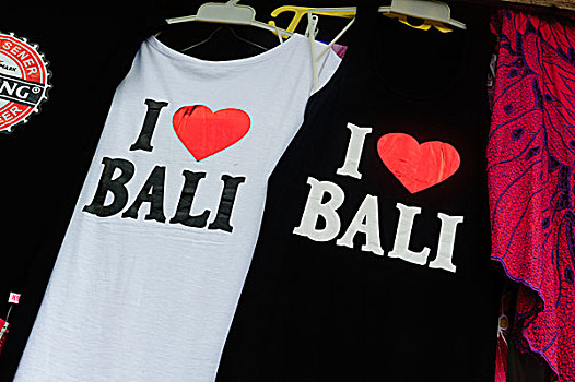 亚洲,印度尼西亚,巴厘岛,喜爱,t恤