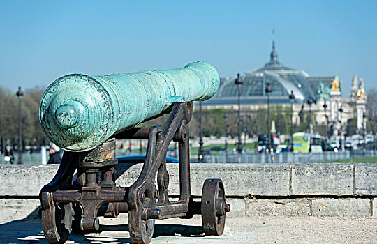 法国,巴黎,地区,大炮