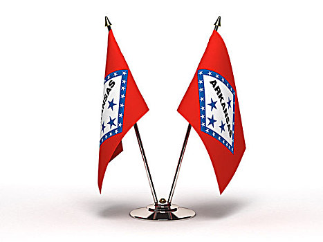 微型,旗帜,阿肯色州,隔绝