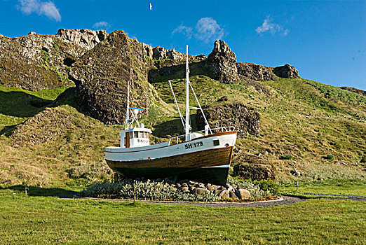 帆船,土地,冰岛