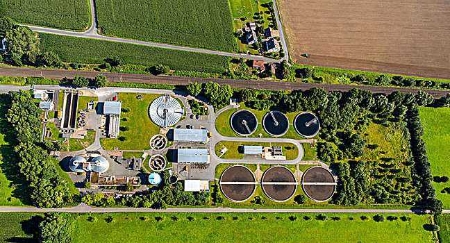 污水处理厂,东方,北莱茵威斯特伐利亚,德国