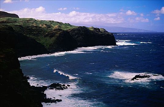 毛伊岛,海岸线,夏威夷,美国