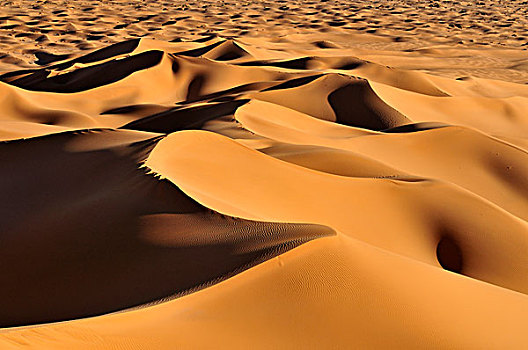晨光,阿尔及利亚,撒哈拉沙漠,北非