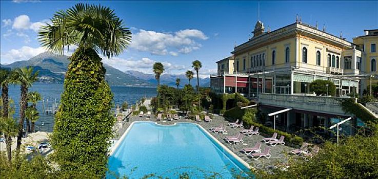 酒店,别墅,科摩湖,意大利,欧洲