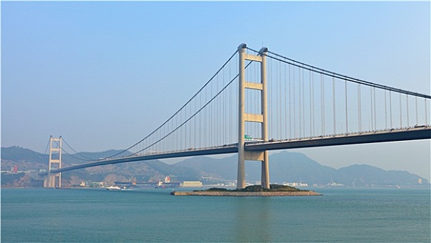 线缆,桥,香港