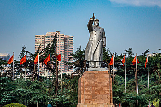 毛主席塑像－清水塘中共湘区委员会旧址纪念馆毛泽东塑像广场