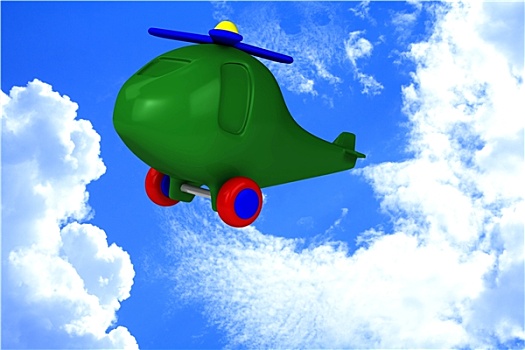 绿色,直升飞机,轮胎,飞行,天空