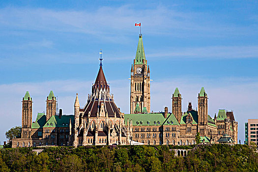 议会,建筑,加拿大,渥太华,安大略省