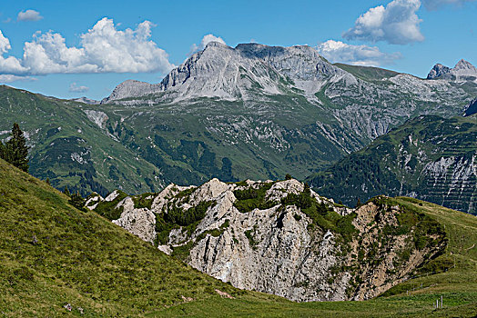 自然保护区,山,奥地利,欧洲