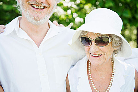 头像,老年,女人,戴着,墨镜,白人,太阳帽