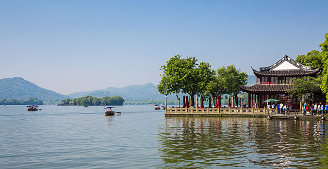 杭州西湖十景之平湖秋月