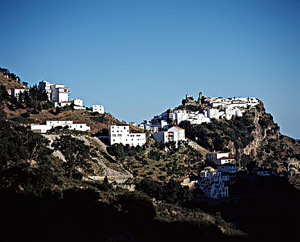 西班牙,安达卢西亚,马拉加,卡塞雷斯,山村,毁坏,教堂,大幅,尺寸