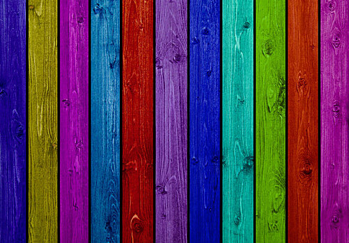 彩色,背景,木板