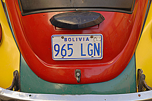 玻利维亚,汽车,特写