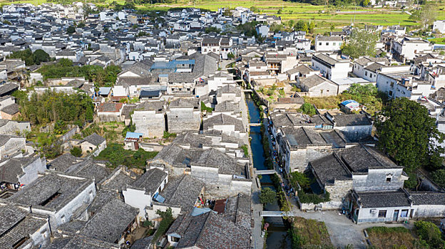 安徽黄山市黟县屏山村风光