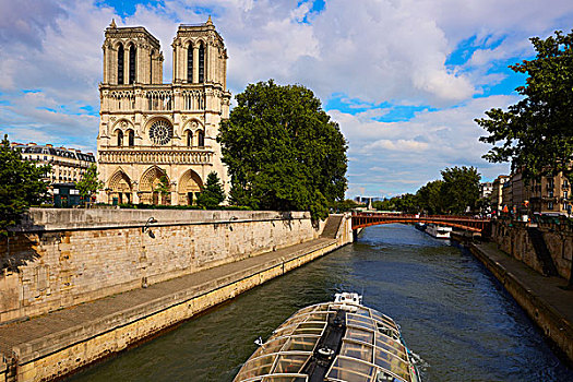 圣母大教堂,巴黎,法国,哥特式建筑