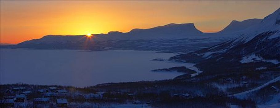 日出,山谷,瑞典