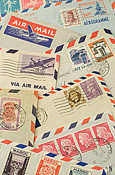 国际,空邮,信封