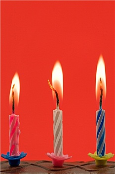 生日蜡烛,蛋糕