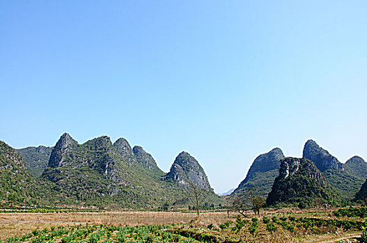 桂林喀斯特山景