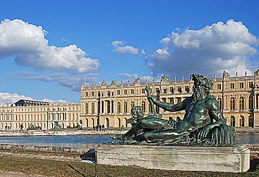 法国巴黎凡尔赛宫,世界文化遗产,花园