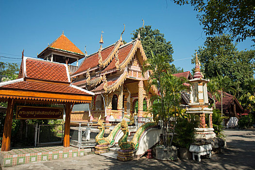 泰国,寺院,契迪,长,庙宇