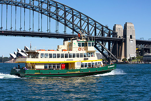 悉尼,渡轮,海港大桥,剧院