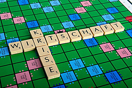 拼字游戏,文字,德国,经济,危机