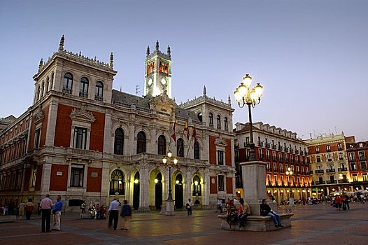 市政厅,马约尔广场,卡斯蒂利亚,西班牙