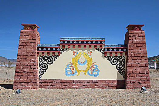 藏传文化墙