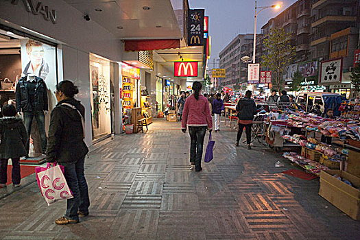 市区,城市,夜晚,广东,中国