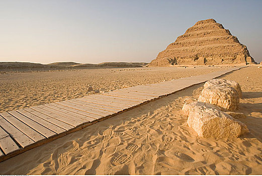 古老,金字塔,塞加拉,埃及