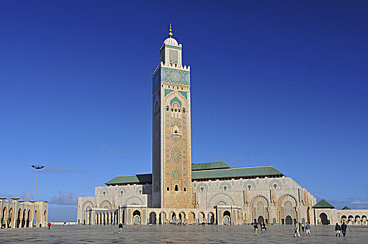哈桑二世清真寺,大,哈桑二世,清真寺,卡萨布兰卡,摩洛哥,世界