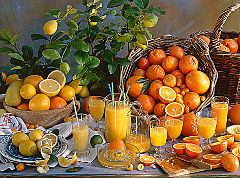 柑橘,鲜榨,果汁