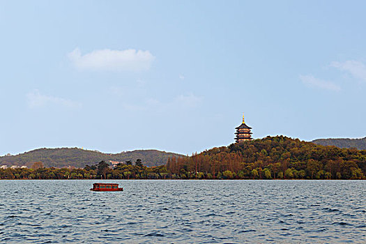 西湖,杭州,雷峰塔,风光