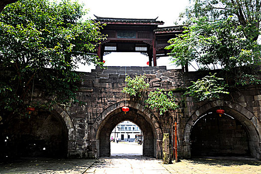 重庆合川涞滩古镇瓮城