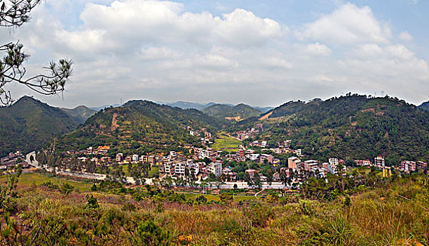 乡村,山河村,村庄,农田