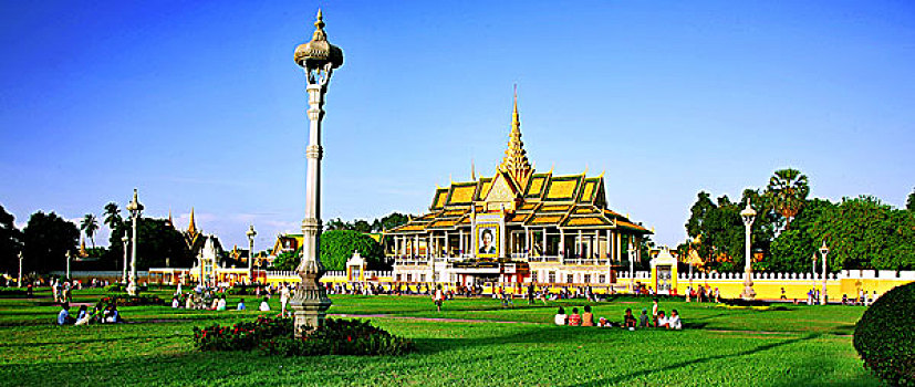 亚洲柬埔寨美丽景色