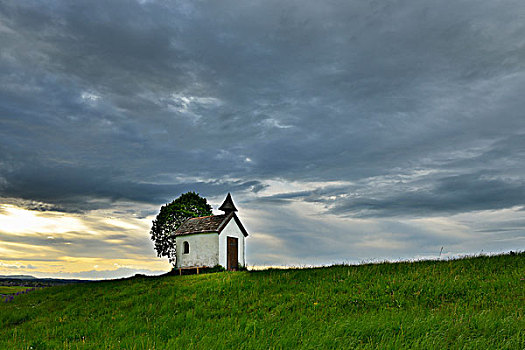 小,小教堂,上巴伐利亚,巴伐利亚,德国