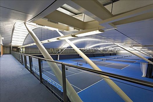 国家网球中心,草地,网球,联系,总部,室内,大厅