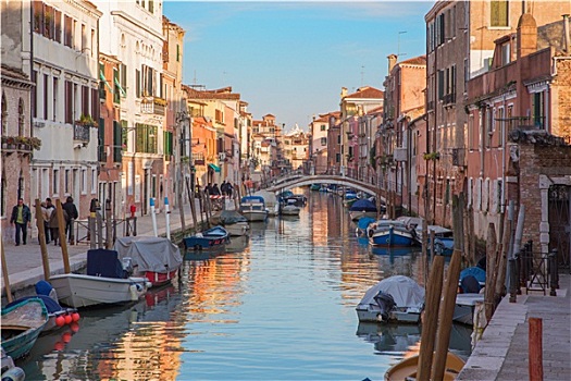 威尼斯,意大利,街道,运河