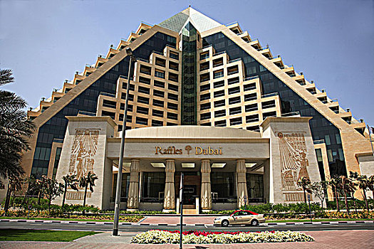 阿联酋,迪拜,莱佛士酒店